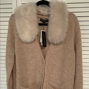 NWT Banana Republic Long Tan Cardigan Large L